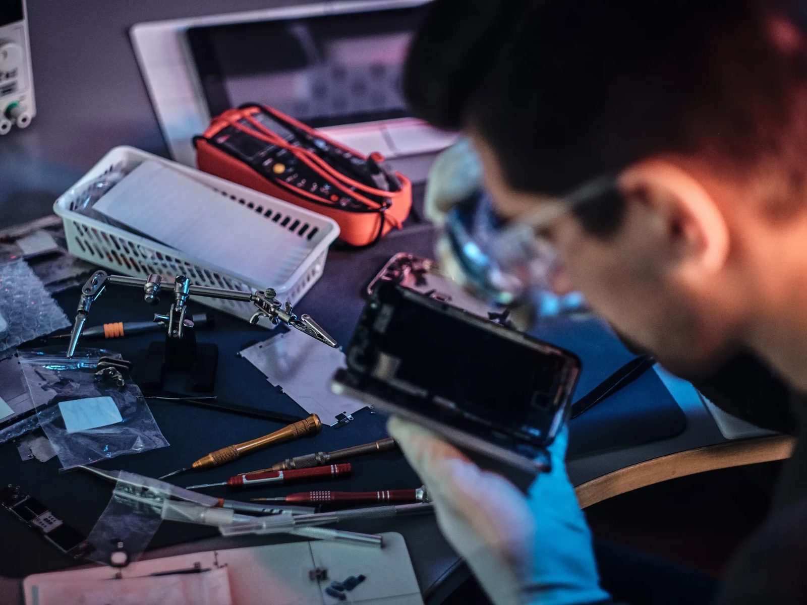 Contrôle technique d'un appareil avant expédition